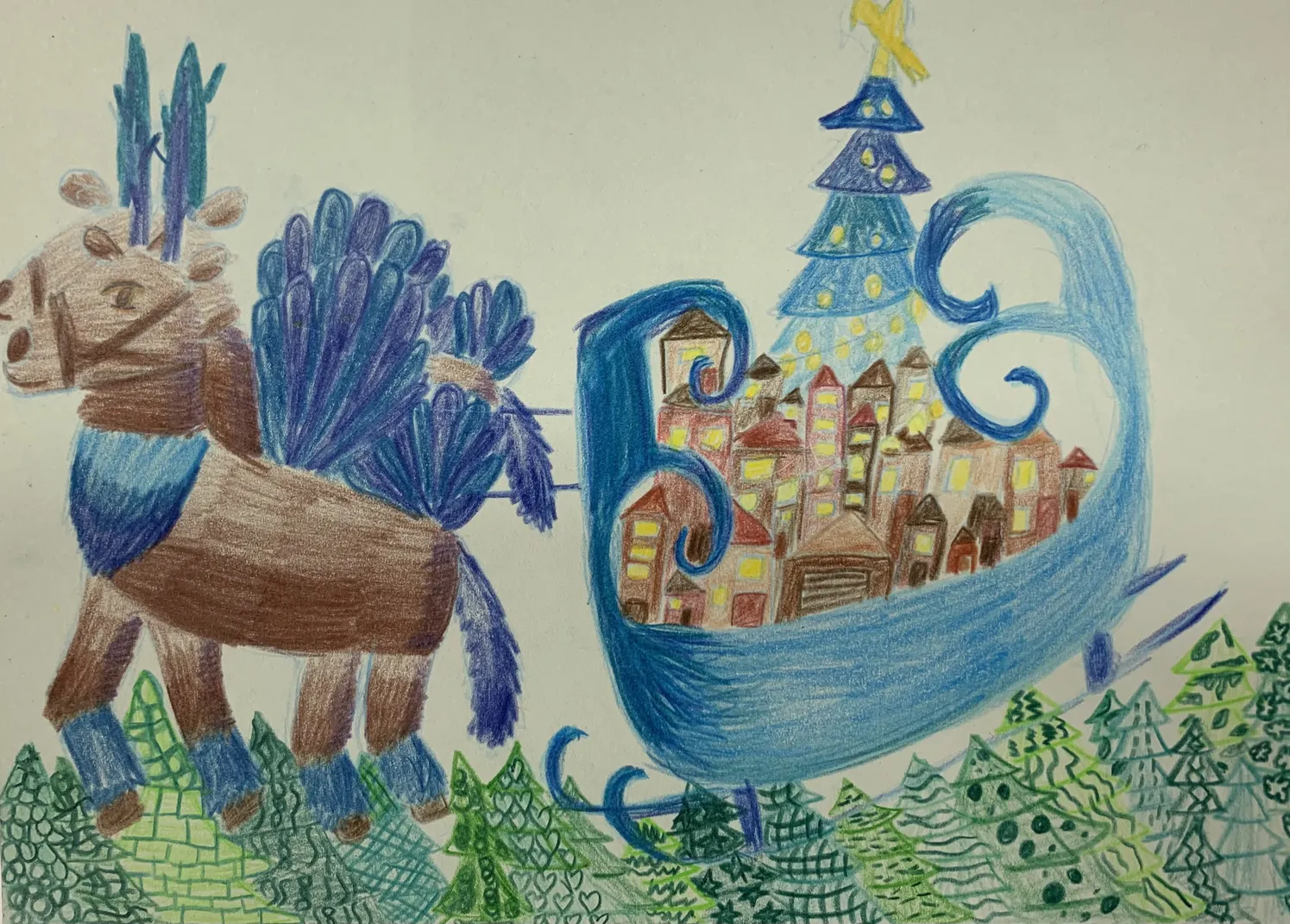 Rugilė Čižauskaitė 10 m. Elektrėnų meno mokykla, mokytoja Gitana Mataitienė